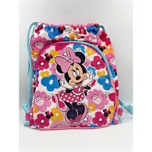 Rare Disney Minnie Mouse Cinch  Backpack